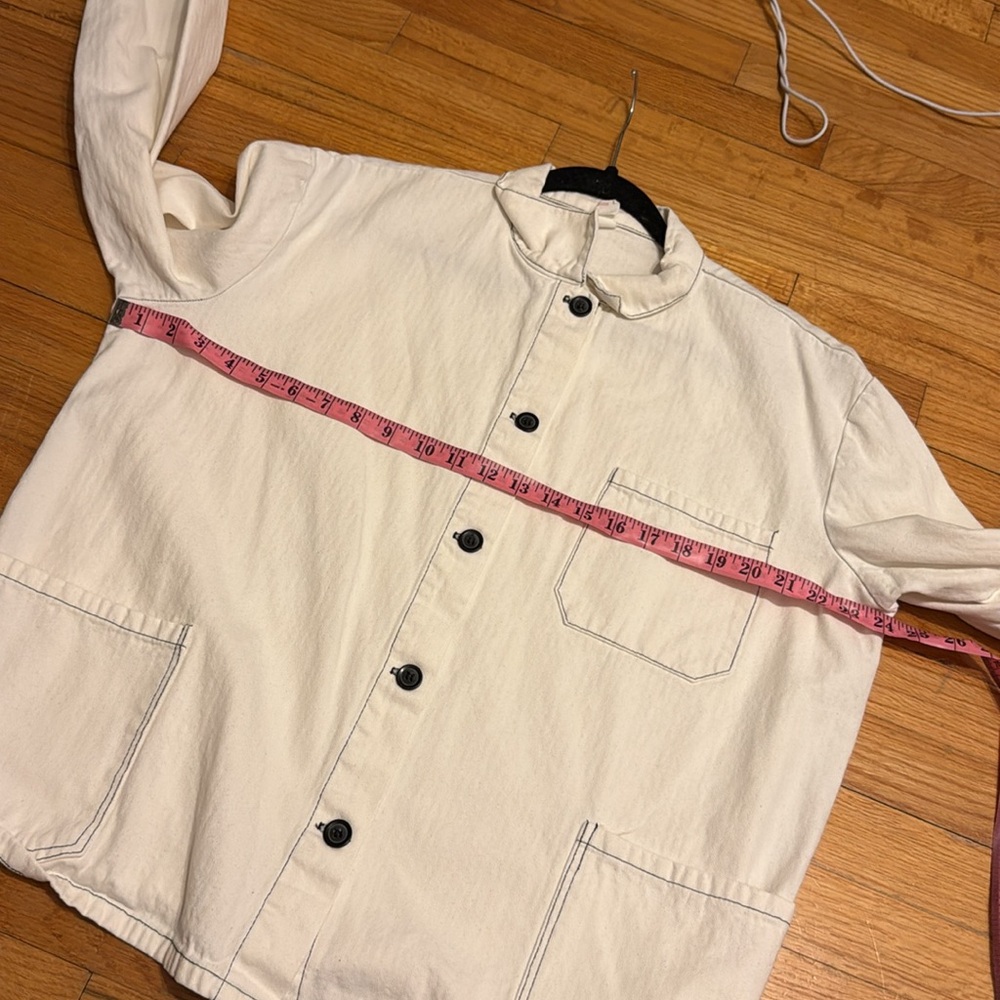 Vintage French Workwear Chore Jacket M - Picture 8 of 9